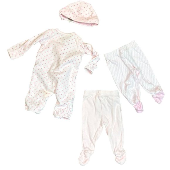 (5 for $25) Carter's Precious First Preemie 4 Piece Set for‎ Girls - Picture 2 of 11